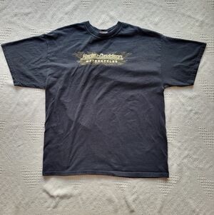 Harley Davidson Graphic Biker Wear Short Sleeve T-Shirt- Yukon Canada